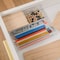 Martha Stewart Brody Clear Plastic Storage Organizer Bins W/ Light Natural Paulownia Wood Lids, SM-x2/MED-x1 BE-PB3316-WD-3-CL-NT-MS - alternate 9